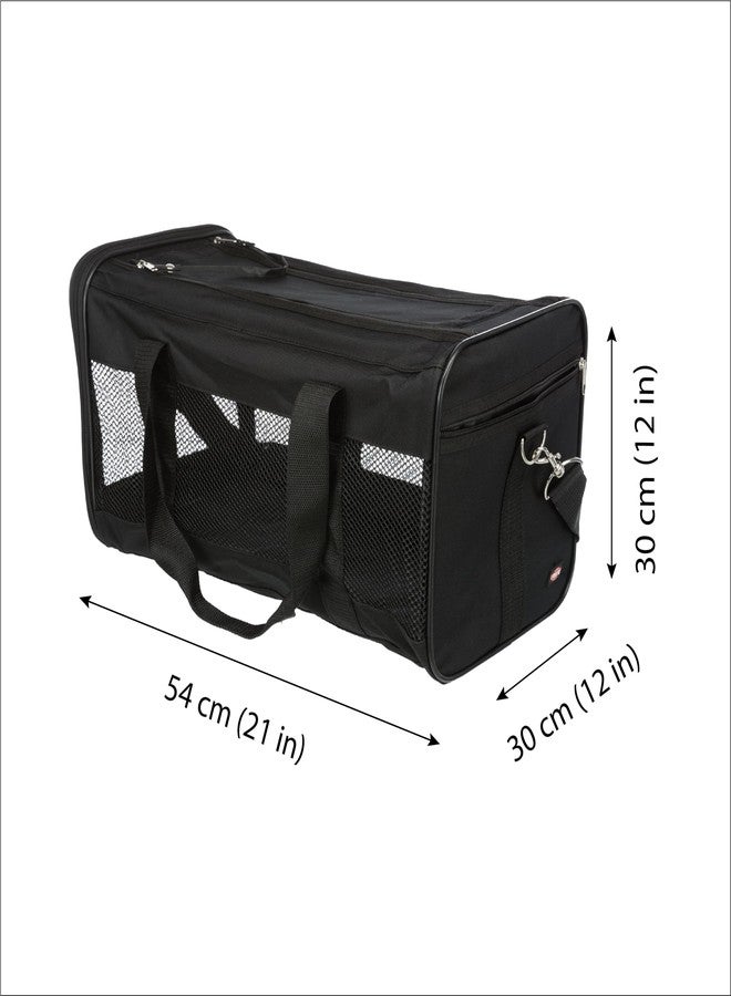 تريكسي: - حاملة أطفال ريان | مصنوعة من مادة البوليستر المتينة، ويمكن استخدامها أيضًا كحاملة أطفال | أحزمة كتف قابلة للإزالة | يمكن فتحها من الأعلى - 21 طول × 12 عرض × 12 ارتفاع بوصة - Image 2